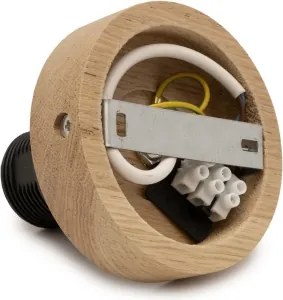Brilagi - LED felületre szerelhető csillár CERIA WIRE 1xE27/40W/230V átm. 21 cm fekete/tölgy