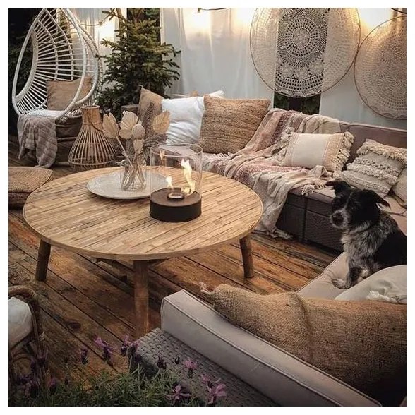 Planika Chantico Glassfire - BIO kandalló 36,1x25,1 cm 2,5kW