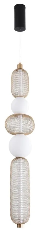 Zuma Line MD2596-5A-3BGT- LED csillár kábeles felfüggesztéssel SARR 27W/230V 3000-5700K aranyszínű + távirányító