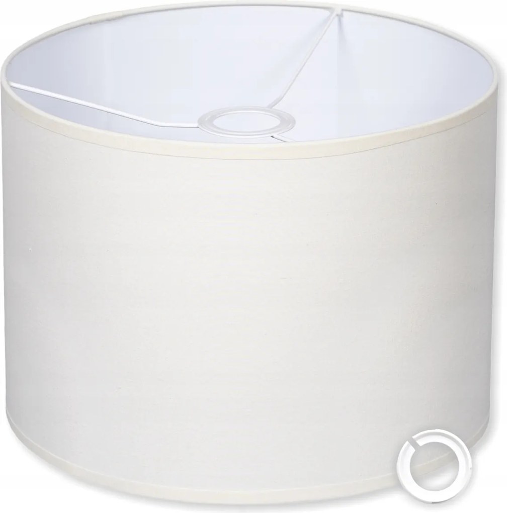 Lámpaernyő Ecru Henger 25 20 cm 20 méret lámpabúra