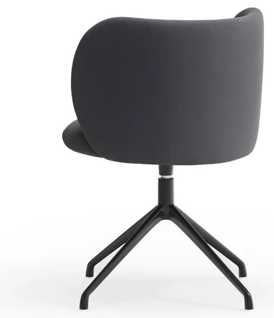 Sötétszürke kárpitozott étkezőfotel Mogi – Teulat