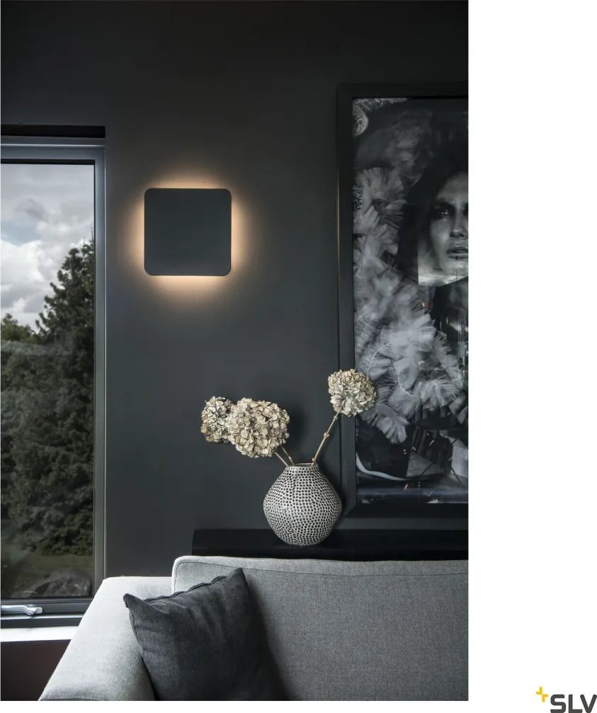 SLV PLASTRA 148019 Süllyesztett mennyezeti lámpa 1x10.5W/LED 3000K 650LM IP20