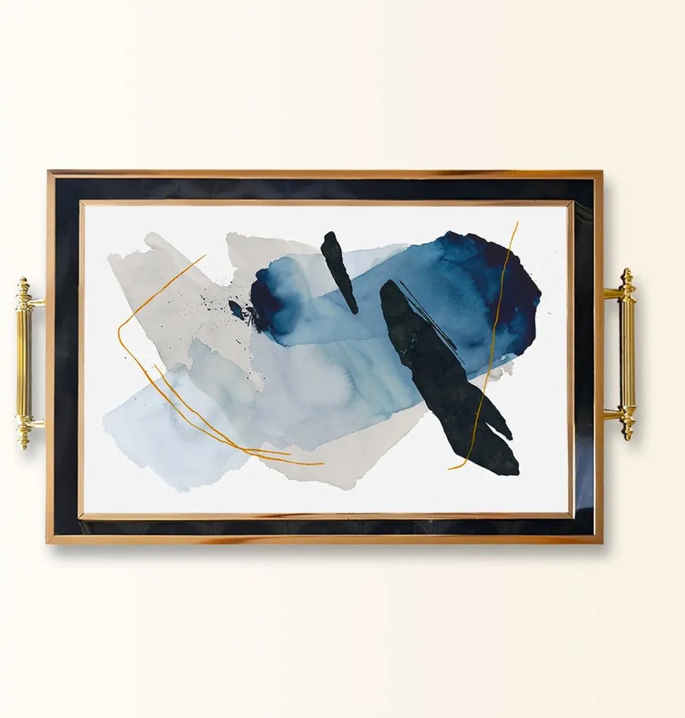 Üveg tálca, 38×24 cm – TPA1