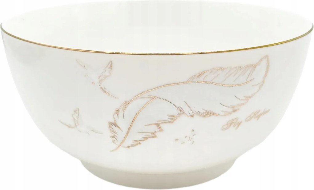 Kerámia Tál 16,6cm Ecru Arany Toll 150856