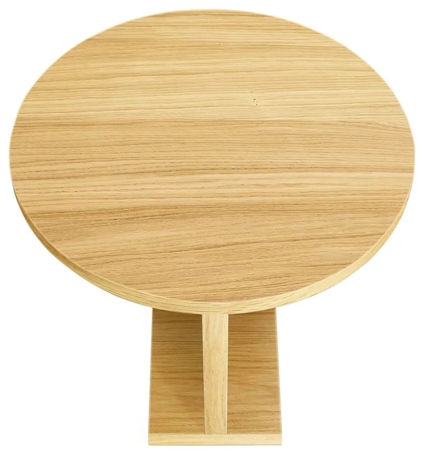 Bau tárolóasztal tölgyfa dekorral - Woodman