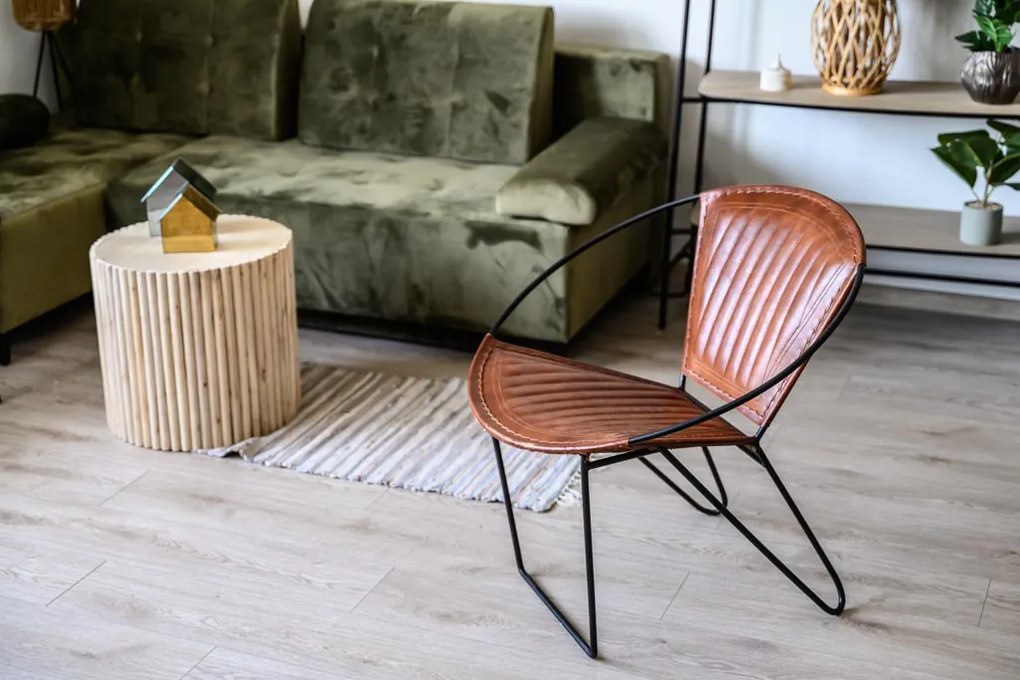 AKCIÓ Design fotel PANCHO barna II. osztály