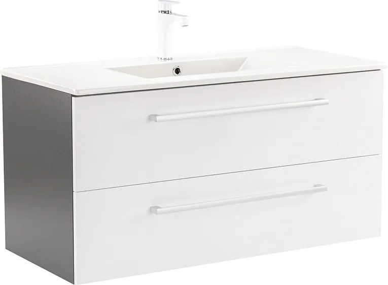 Vario Clam 100 Fürdőszoba alsó szekrény mosdóval