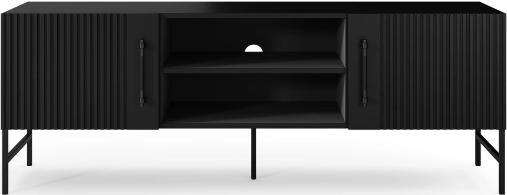 RTV asztal RAFTT 152x55 cm, fekete