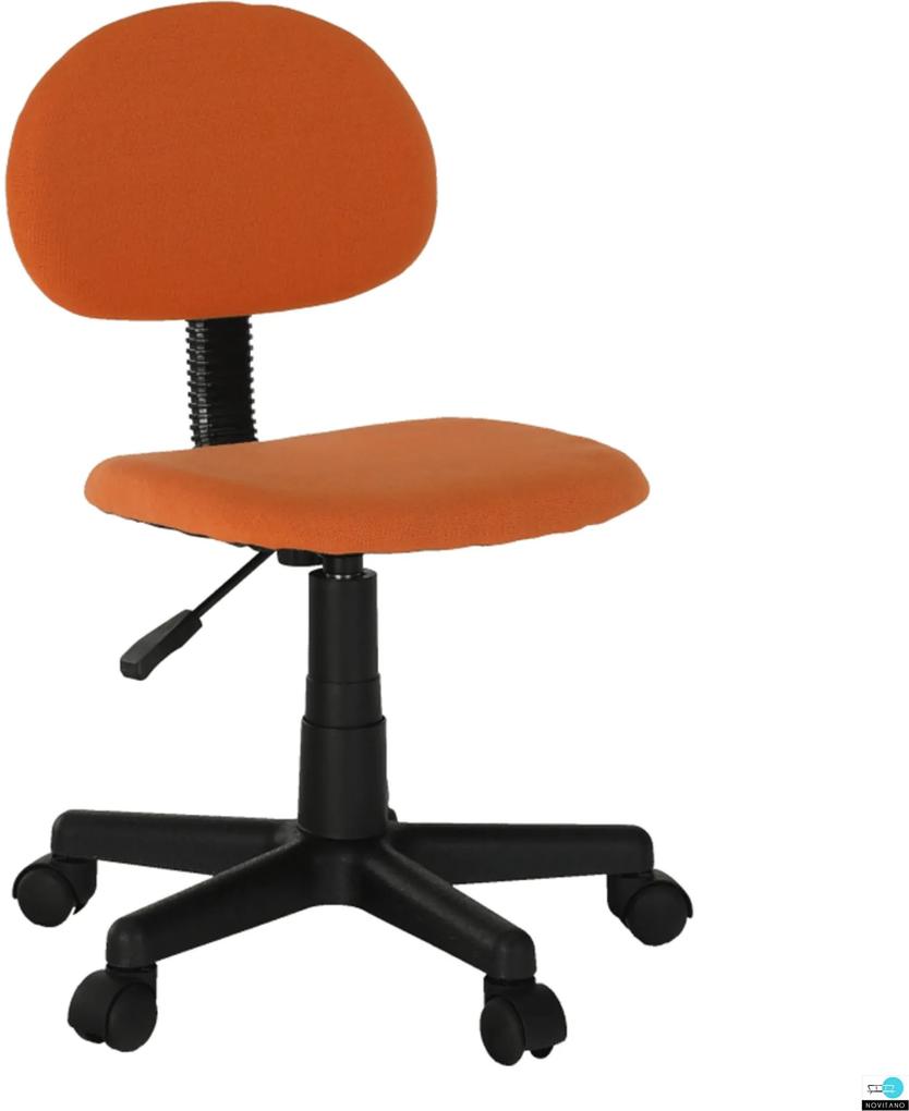 Irodai szék, fekete/narancssárga, SALIM