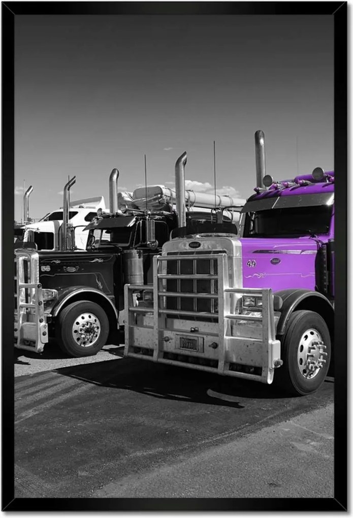 Poszterek keretben 40x60 Teherautó