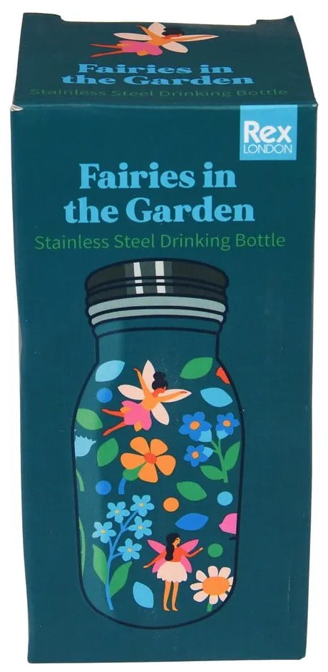 Kék rozsdamentes acél gyerek ivópalack 250 ml Fairies in the Garden – Rex London