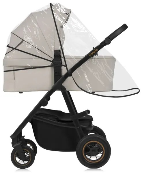 Lionelo - AMBER PLUS 3 az 1-ben kombinált babakocsi, homokszínű