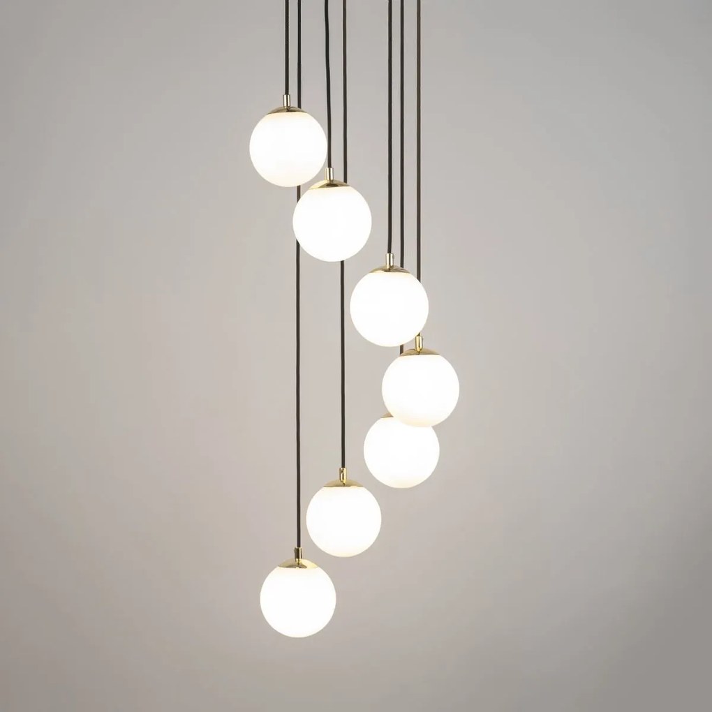 Sigma lighting modern függeszték piano fehér fekete sárgaréz sig33660