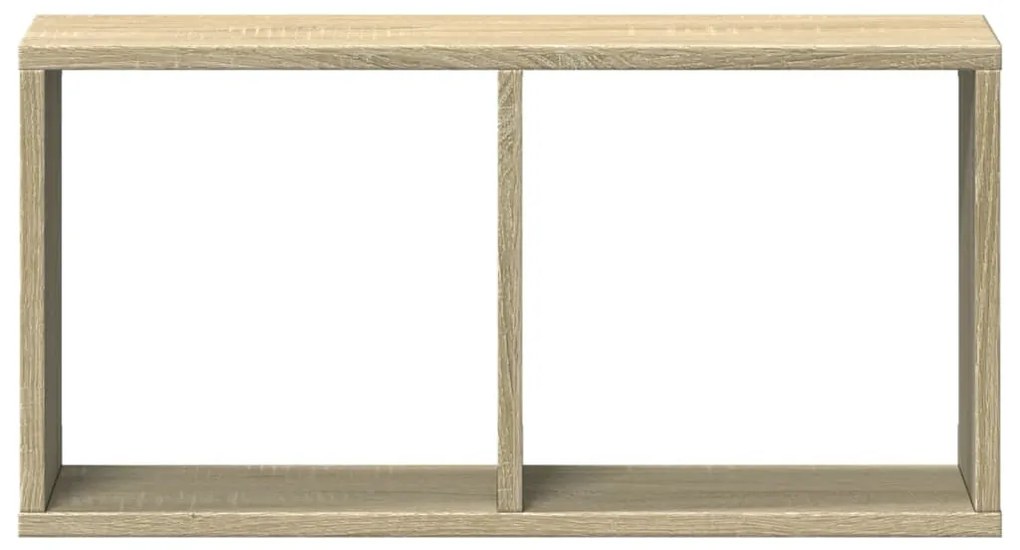 sonoma tölgy színű szerelt fa faliszekrény 60 x 16 x 30 cm