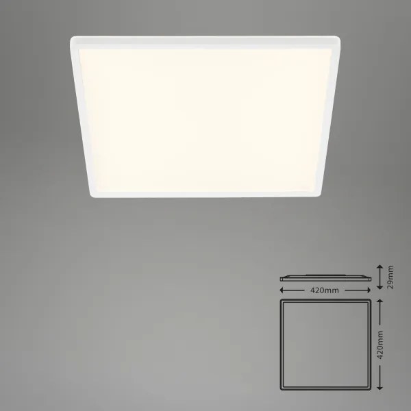 Briloner 7158-416 - LED Mennyezeti lámpa SLIM LED/22W/230V 42x42 cm