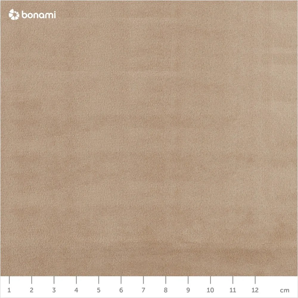 Bali bézs bársony sarokkanapé, bal oldali - Cosmopolitan Design