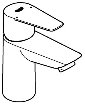 GROHE 32858001 - BAUEDGE 147 mm mosdócsaptelep, fényes króm