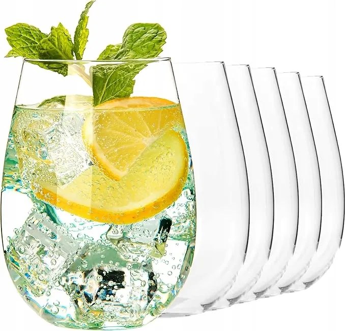 Kiappo 6 db-os pohár szett 6 db 500 ml-es vízpohár