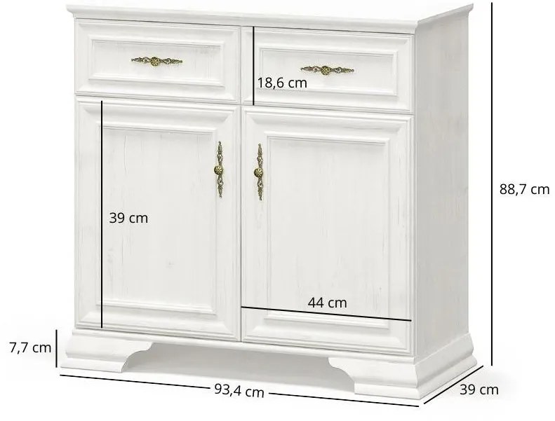 Komód Incantatos 1 (andersen fenyő) . Akció -17%. 1116883