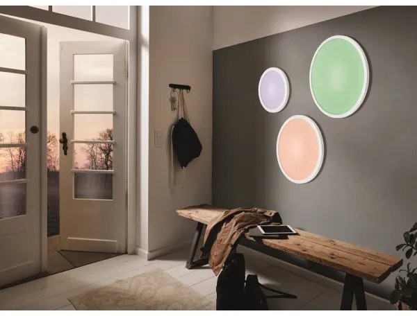 Eglo 33341 - LED RGBW dimmelhető mennyezeti lámpa SARSINA-C LED/16W/230V átm. 30 cm + távirányító