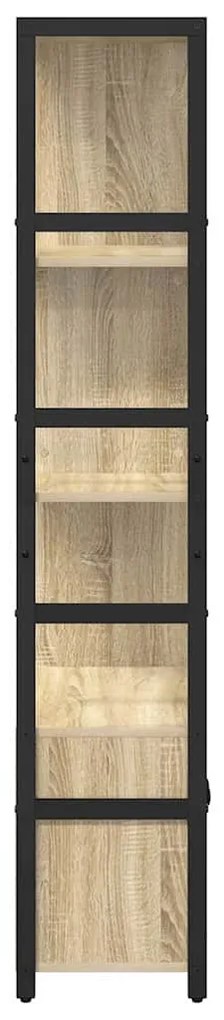 Könyvespolc sonoma tölgy 80 x 30 x 155.5 cm Faanyag