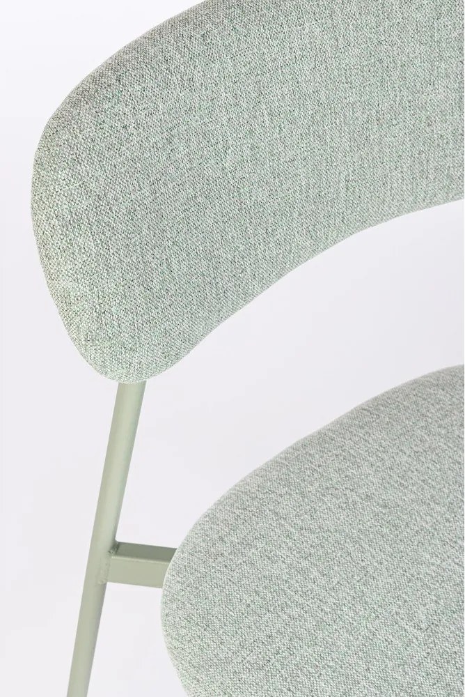 Mentazöld kárpitozott étkezőszék Inka – Yes Everyday