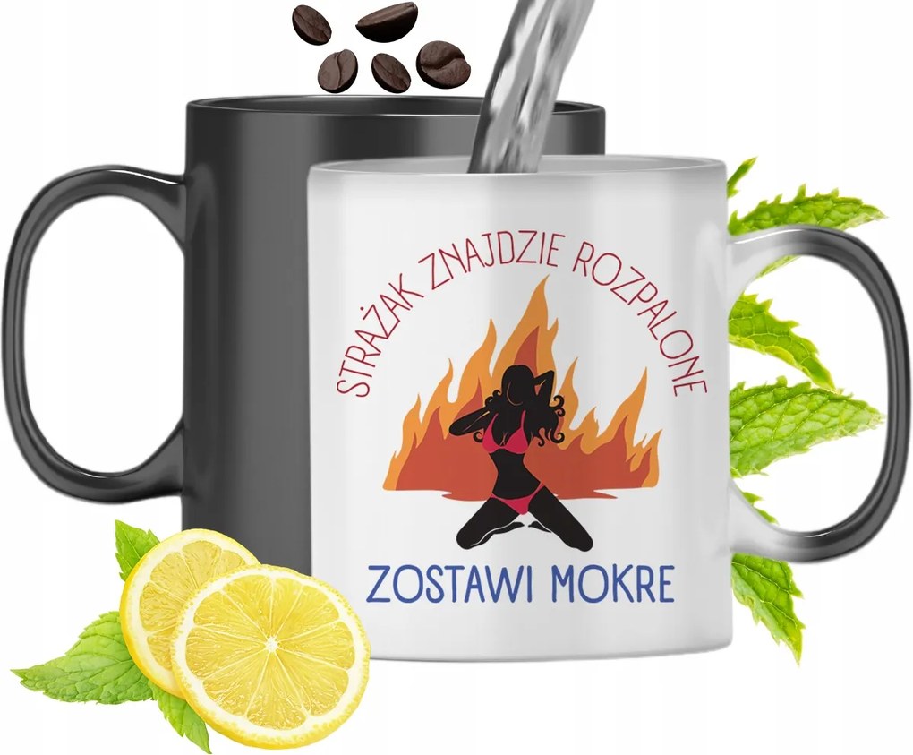 Mágikus Bögre Tűzoltóknak Színváltós Nyomtatott Fényképpel