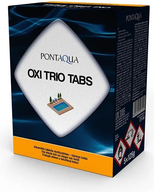 Oxi Trio Tabs kombinált oxigénes fertőtlenítő szer 5x125 g tabletta