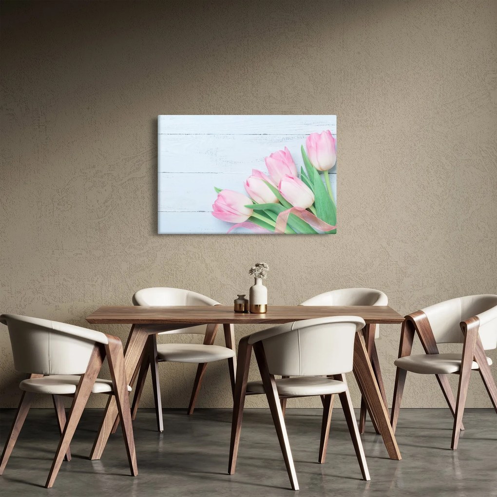 Kép - tulipán csokor (90x60 cm)