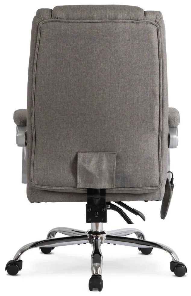 GIORGIO forgó masszázsfotel, szürke