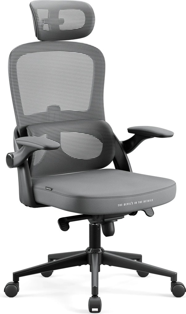 Ergonomikus irodai szék szürke Normal Size: Diablo V-Light