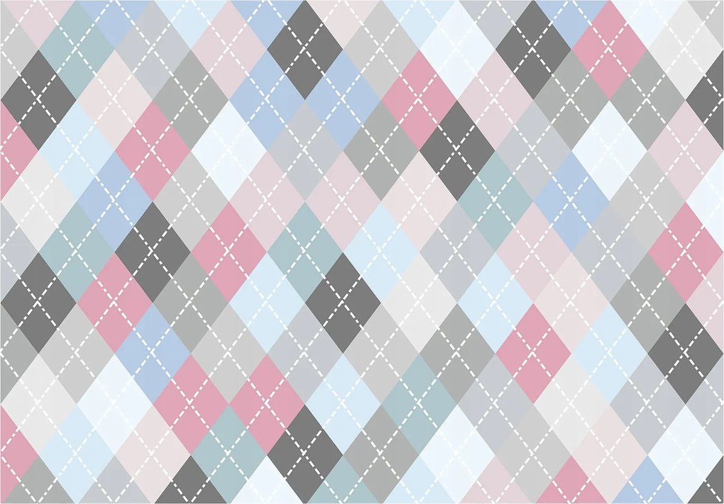 Fotótapéta Rombusz geometrikus modern hálószoba nappali 254x184 +ragasztó