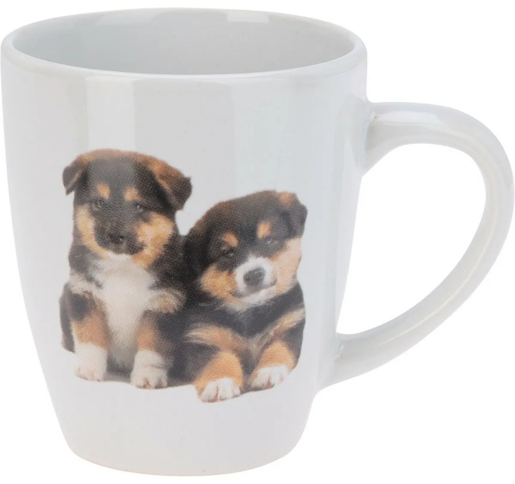 Készlet kőporcelán bögrékből Dogs 3 db, 220 ml