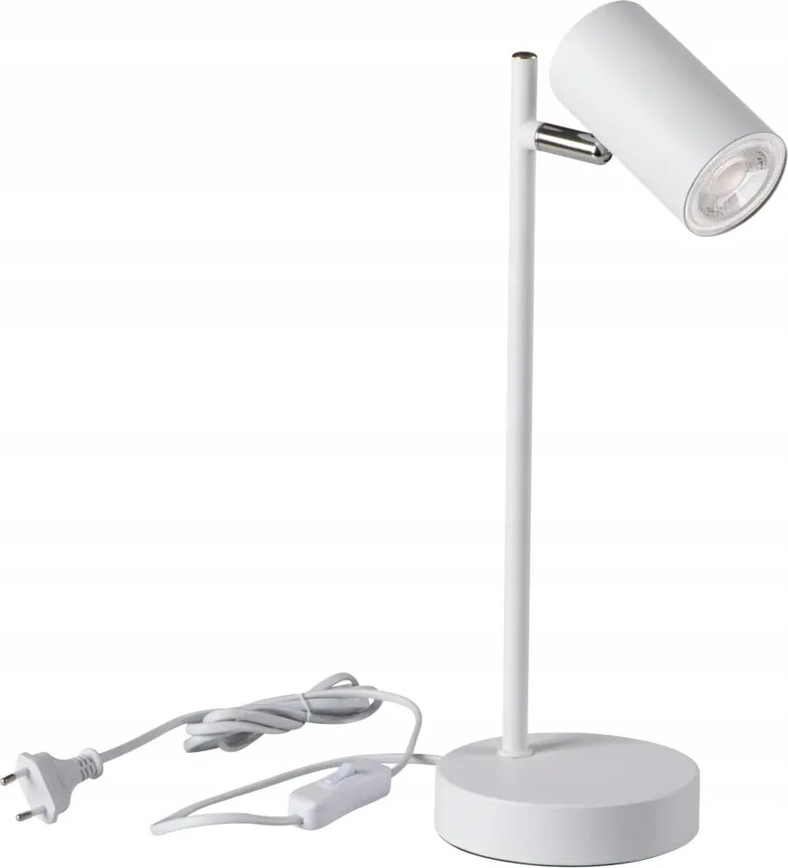 Asztali lámpa skandináv fehér állítható reflektor Kanlux