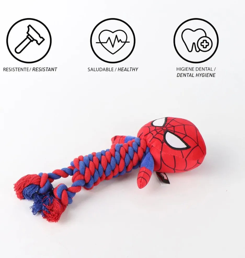 Pókember Web Hero sípoló kötél kutyajáték 30 cm