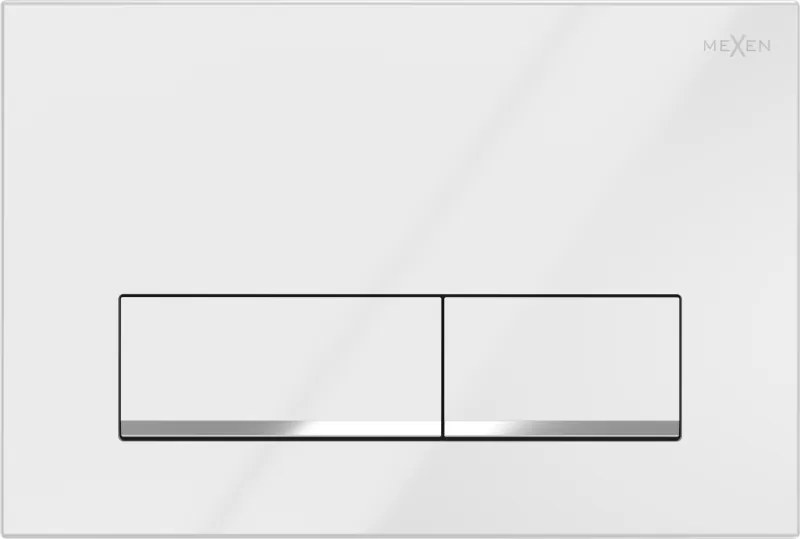 Mexen Fenix 12 öblítőgomb, fényes fehér - 601200