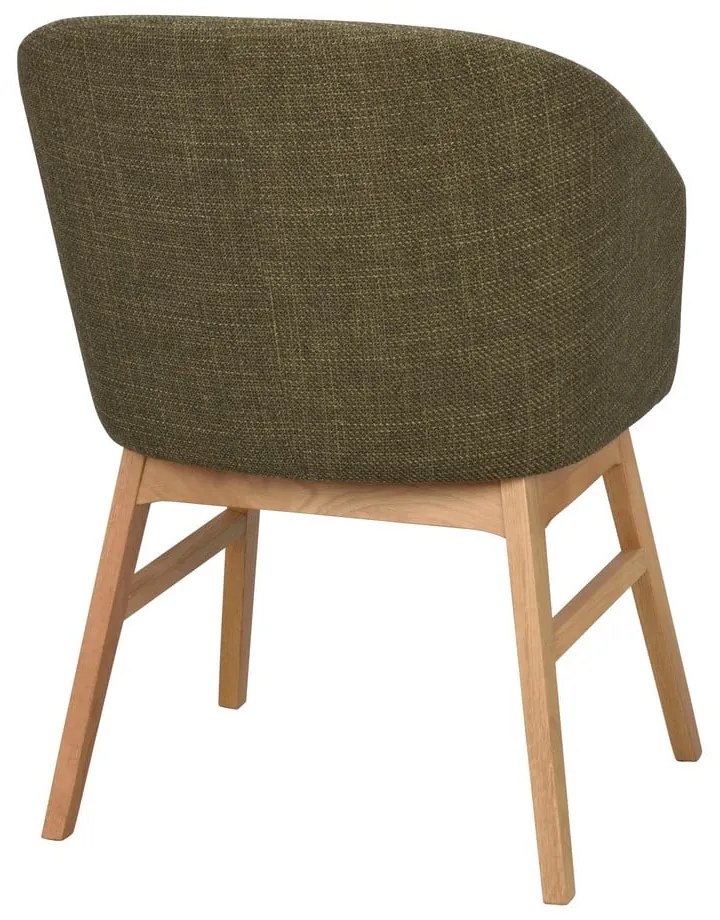 Zöld kárpitozott étkezőfotel szett 2 db-os Windham – Rowico