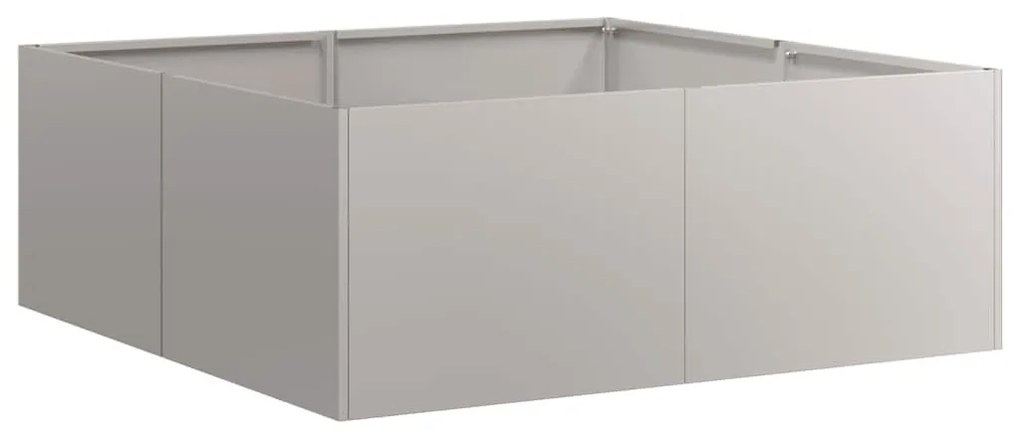 vidaXL ültető rozsdás 80x80x30 cm időjárásálló acélból