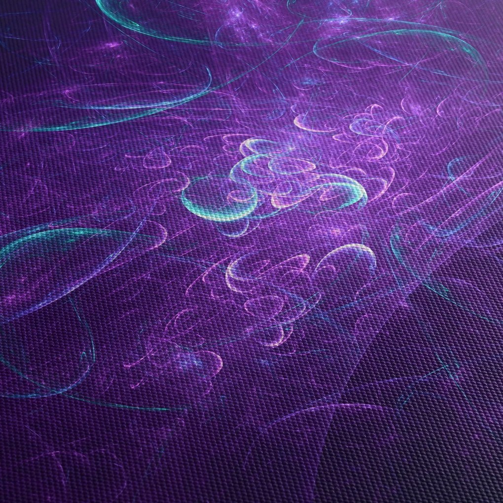 Modern kék absztrakció képe (120x50 cm)