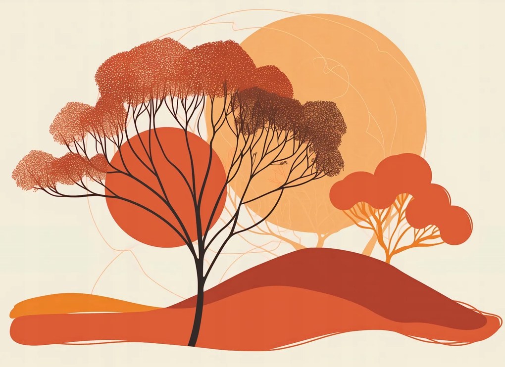 Poszter 55x40cm Az utolsó napsugarak