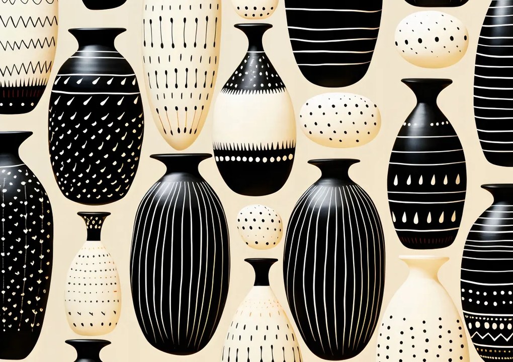 Poszter 59,4x42cm Monokróm Harmónia