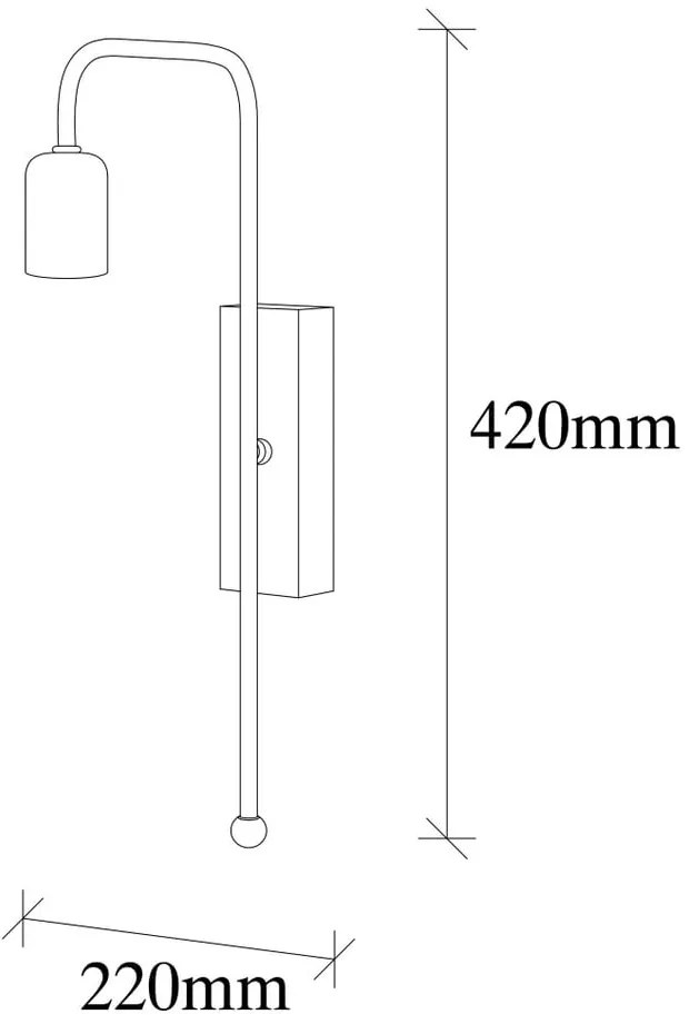 Aranyszínű fali lámpa Pahoma – Opviq lights