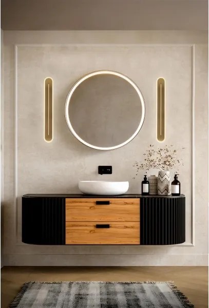 Searchlight 55911SB - LED dimmelhető fali lámpatest COUPER LED/25W/230V 3000K sárgaréz