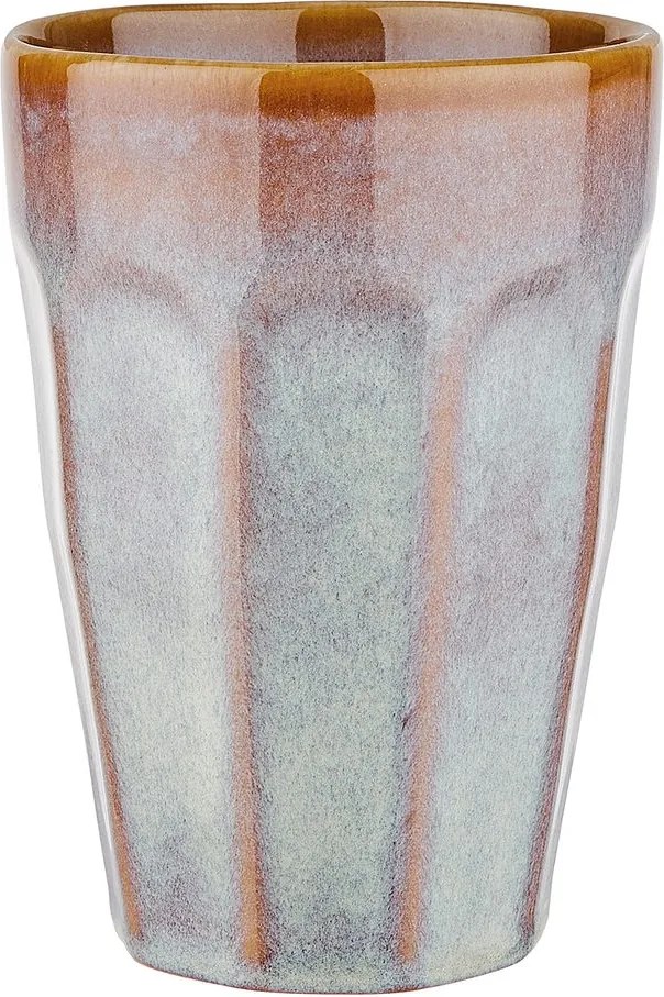 BERGAMO Latte Macchiato bögre 330ml, szürke-barna