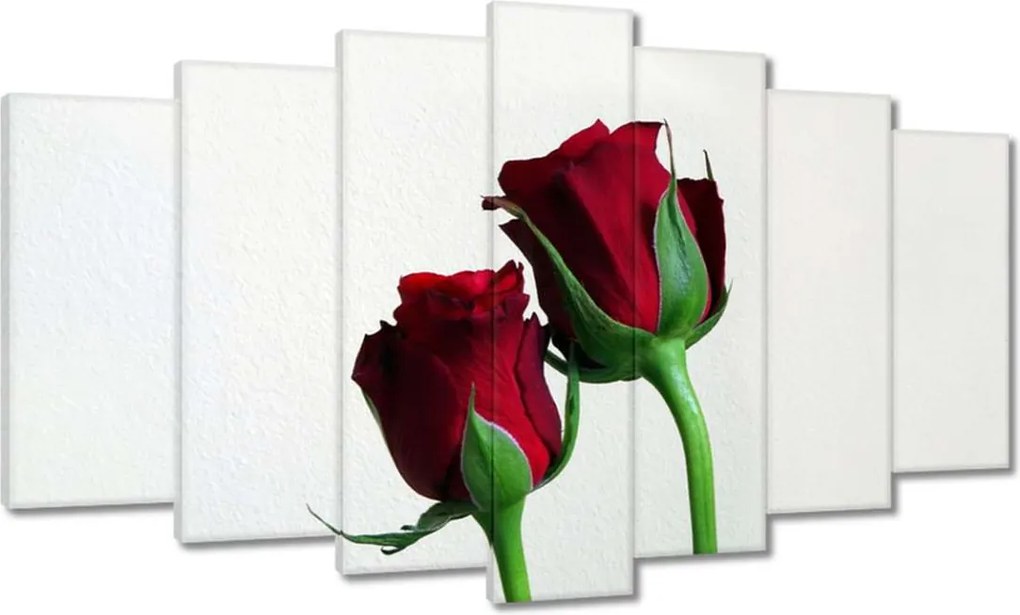 Vászonkép 140x80 Vörös rózsák neki