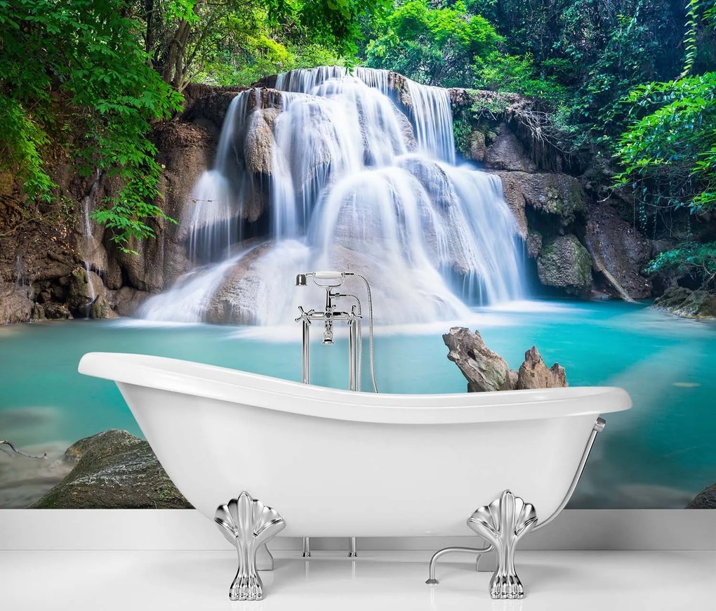 Gario Fotótapéta Vízesés a trópusokon Anyag: Vlies, Méret: 400 x 280 cm