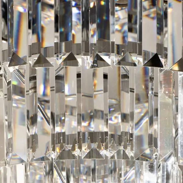 Brilagi - LED kristály mennyezeti lámpa MOZART 5xE14/40W/230V, fényes króm