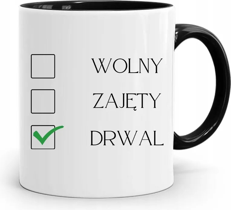 Favágóknak Bögre Fekete Születésnapi Ajándék fényképes nyomtatással