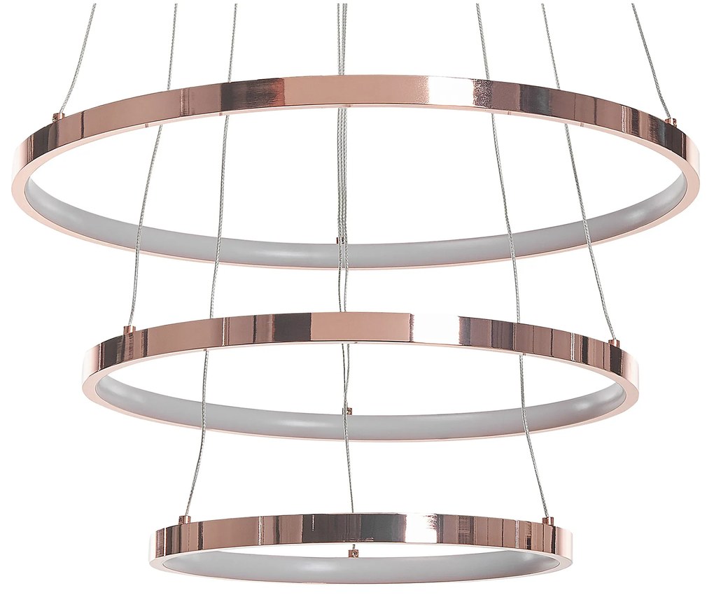 Rosegold fém LED függőlámpa ATREK Beliani