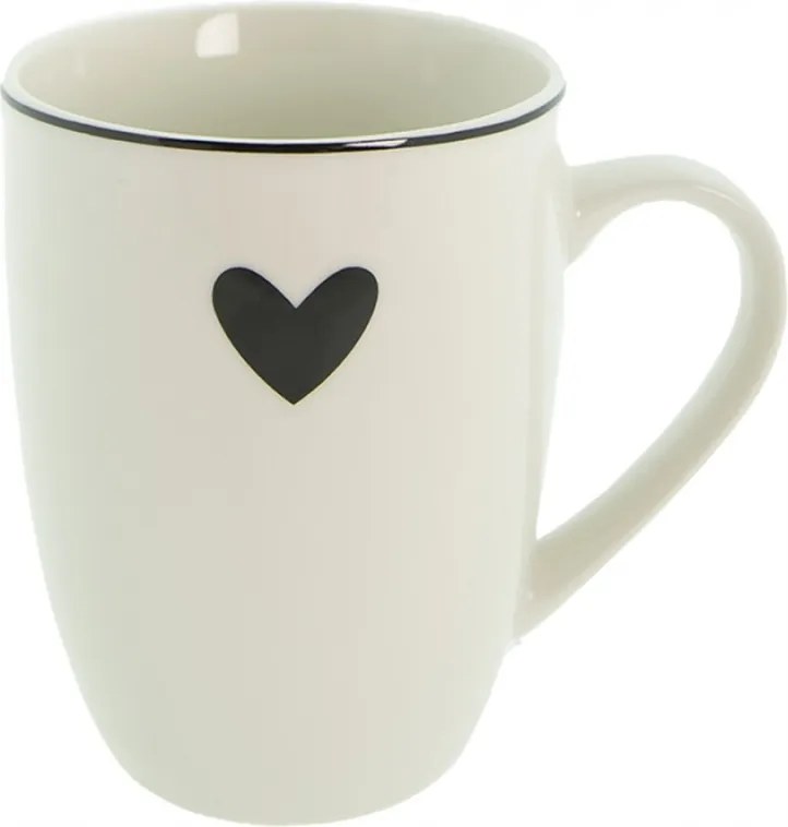 Love Birds szív alakú porcelán bögre